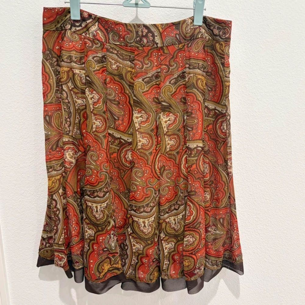 Paisley Print Women's Skirt